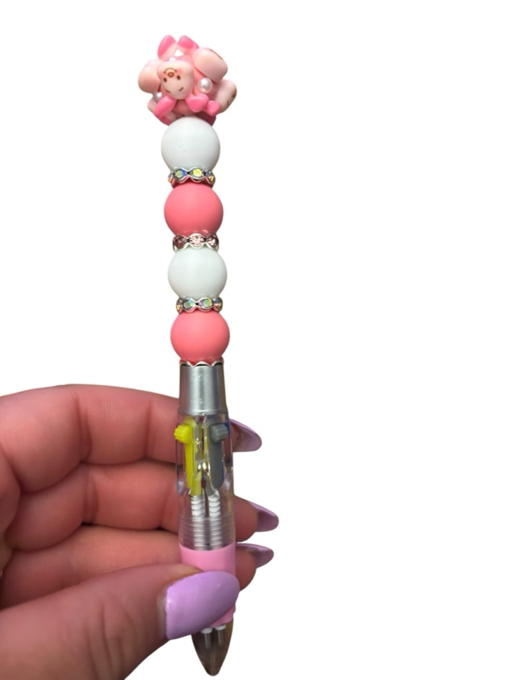 AB INKS HANDMADE EXPRESSIONS Handmade Piglet Multi Colored Pen - Picture 4 of 6